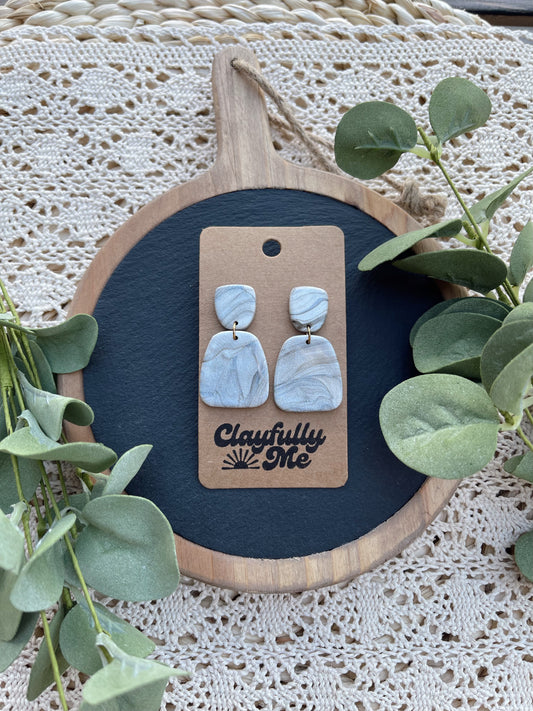 Marble Rounded Trapezoids