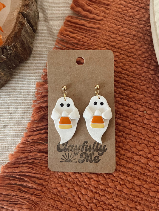 Ghosts W/ Candy Corns