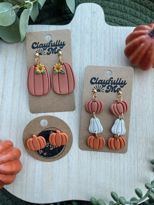 Pumpkin Earrings