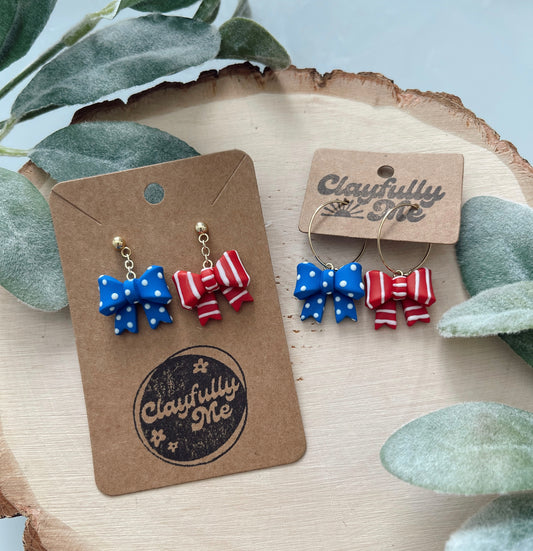 Mini Stars and Stripes Bows