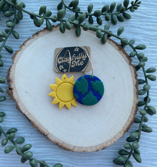 Earth & Sun Dangles