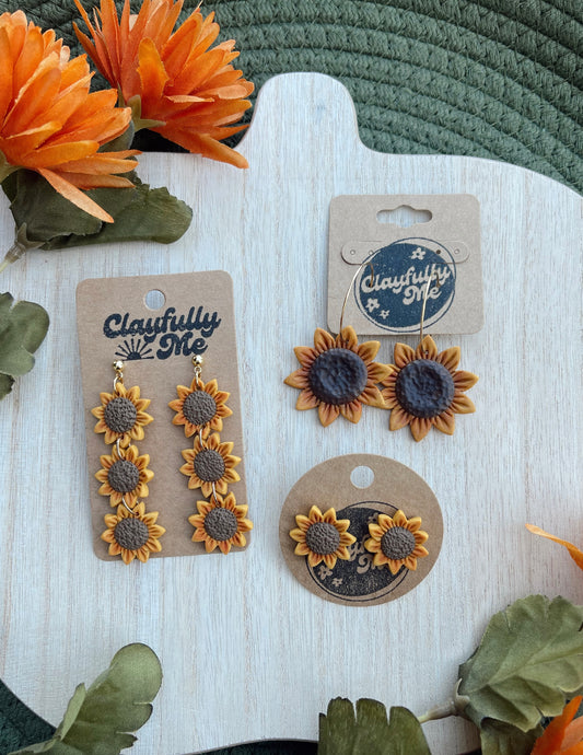 Sunflowers Studs/Dangles