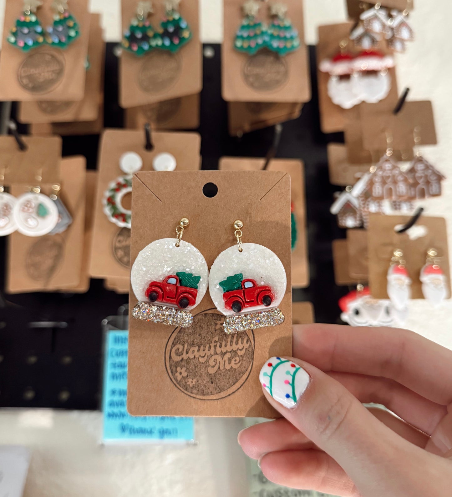 Sparkly Vintage Truck Snow Globes