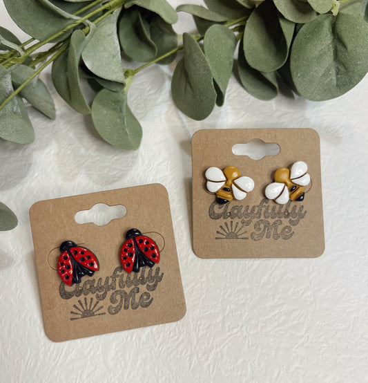 Bee / Ladybug Studs