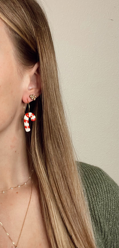 Candy Cane Hoops