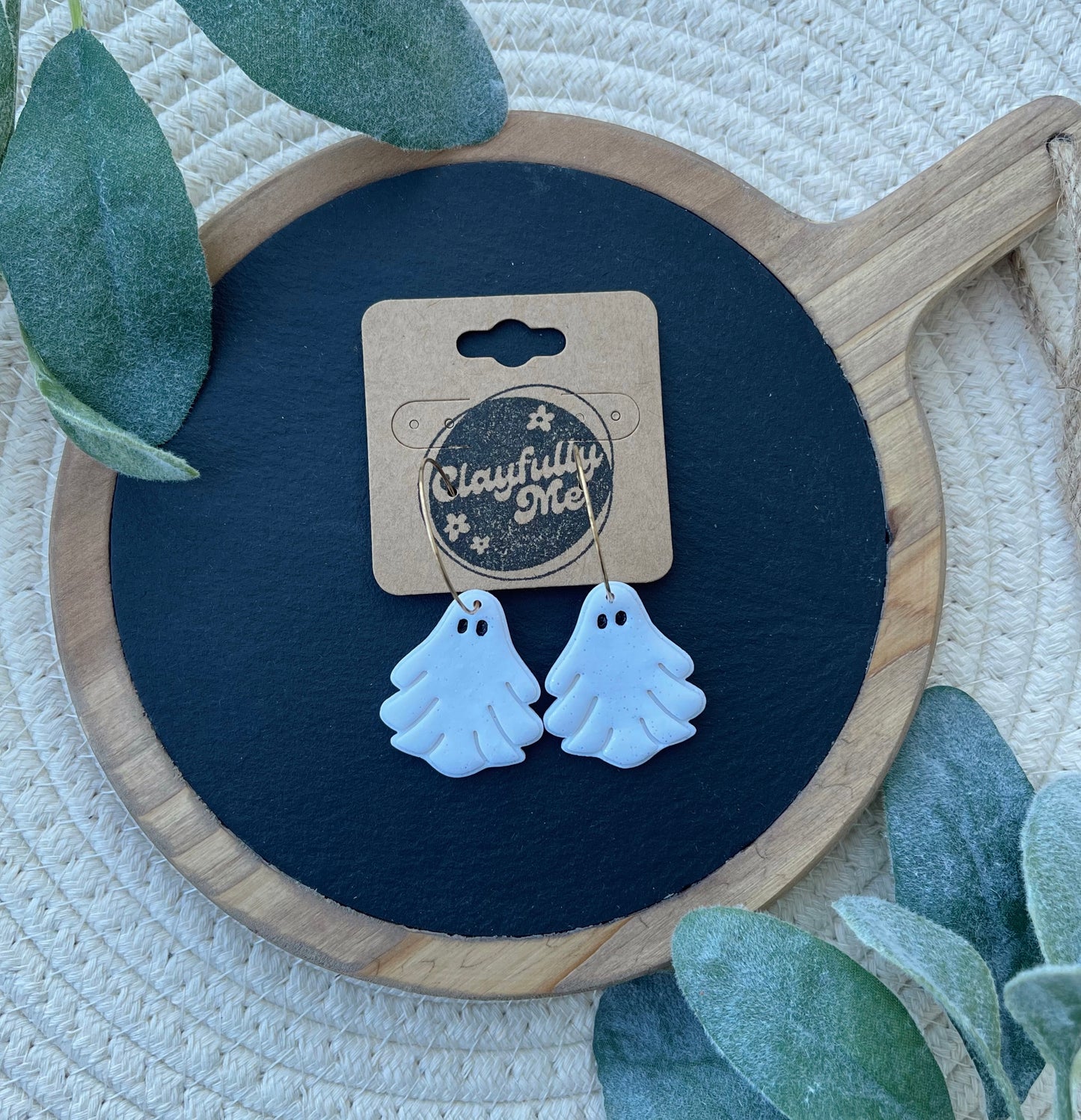 BOO-tiful Ghost Dangles