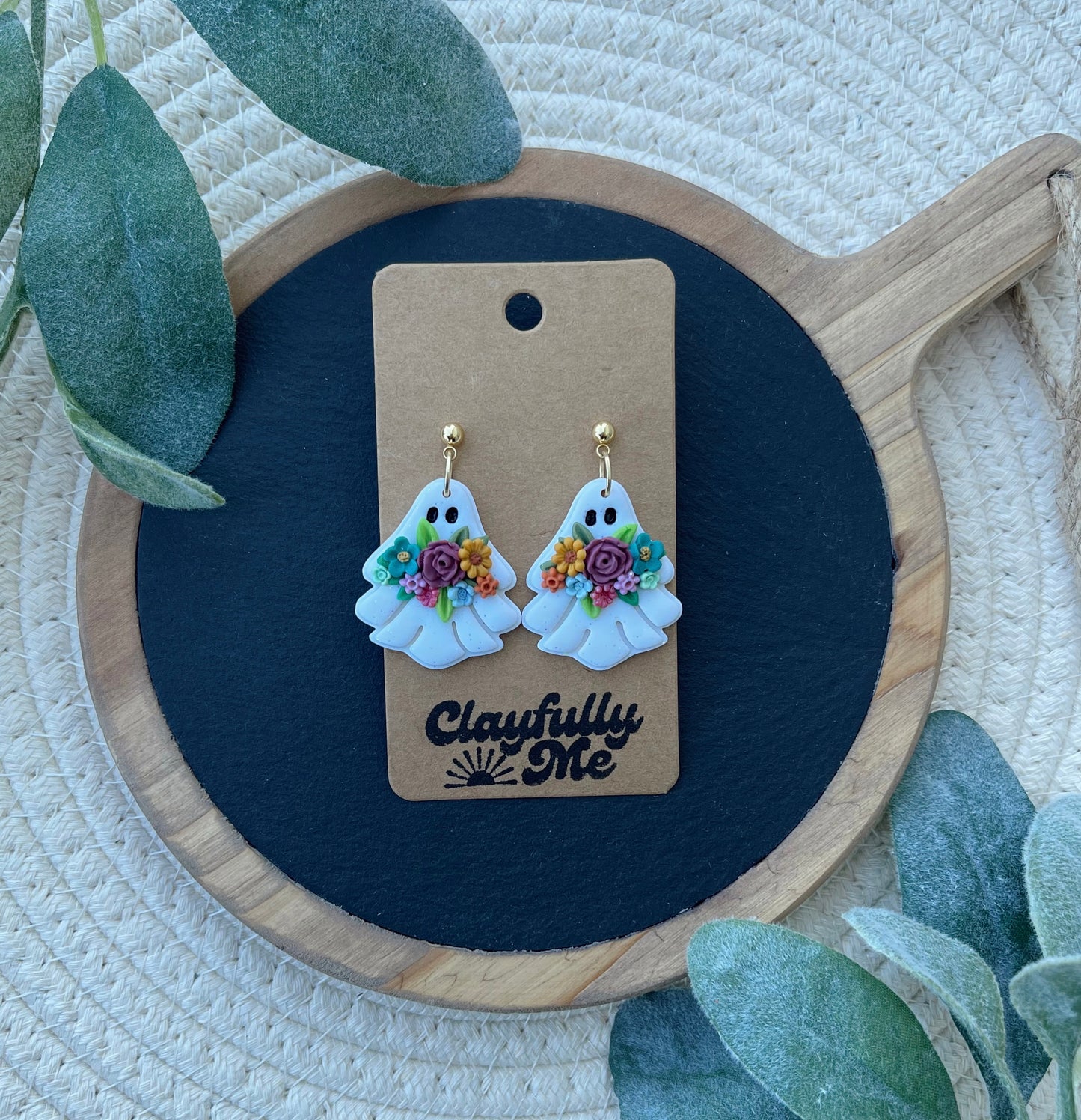 BOO-tiful Ghost Dangles