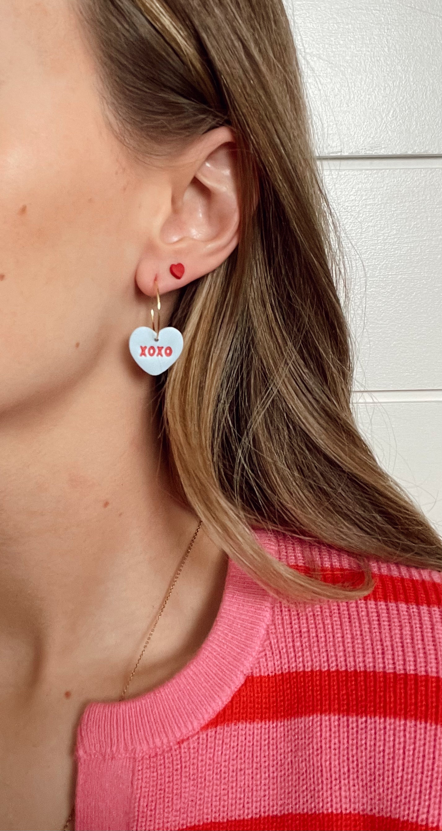 Candy Heart Hoops