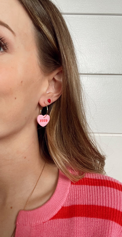 Candy Heart Hoops